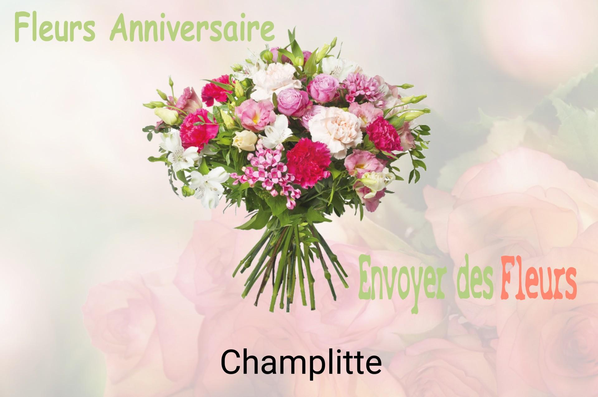 Bouquet de fleurs d’anniversaire livré à Champlitte