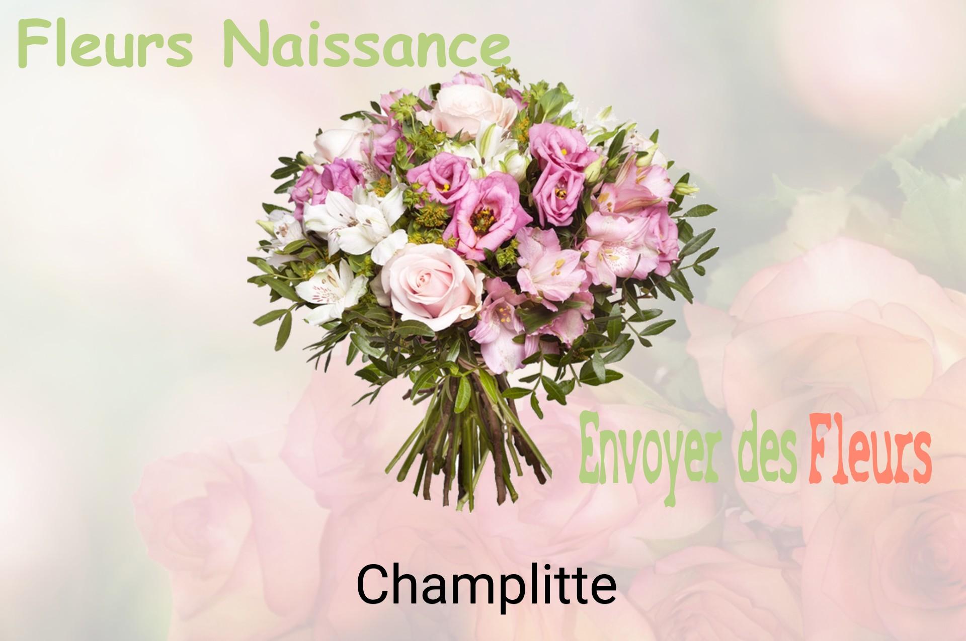 Bouquet de fleurs de naissance livré à Champlitte